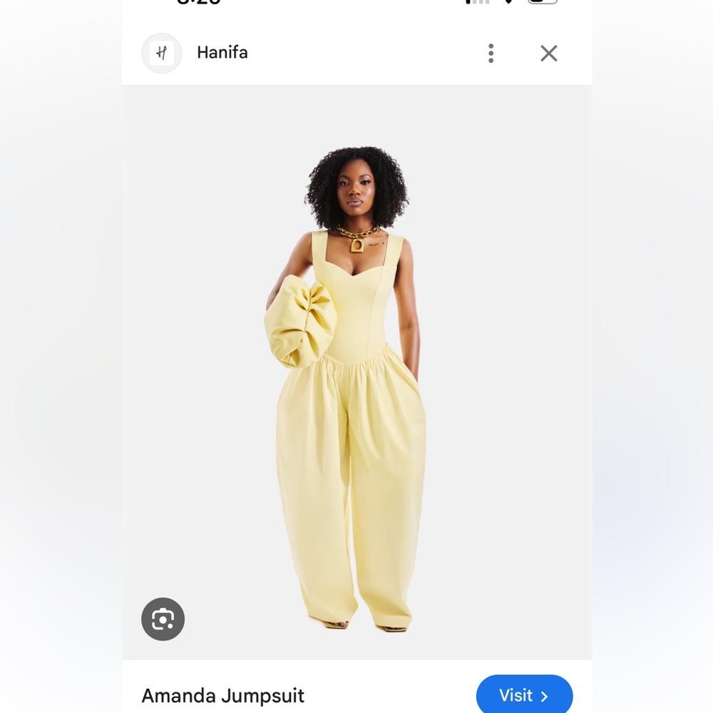 Elegant Butter Yellow Jumpsuit